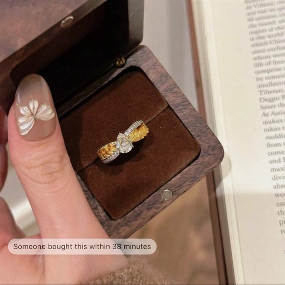 🌹Sale, 2 for $50 on all gold plated🌹 18k gold plated ring - Picture 5 of 6